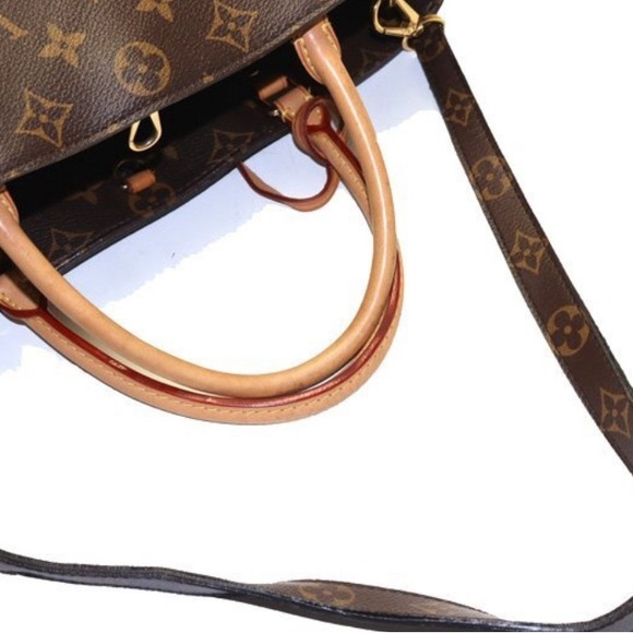 Authentic Louis Vuitton Montaigne Handbag Monogram Canvas GM Brown+ COA - Picture 4 of 16